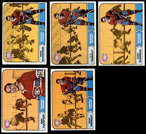 1968-69 TOPPS Montreal Canadiens Team Set Montreal Canadiens Ex / Mt Canadiens
