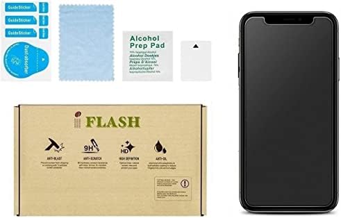 IFLASH iPhone XR, iPhone 11 mat zaštitnik ekrana, [5 Pack] Anti-Glare & Anti-Fingerprint kaljeno staklo matirani završni štit za Apple iPhone 11/ XR/X - R 6.1 - Anti Glare/Face ID