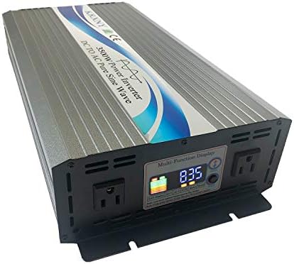 Krxny 3500W 48V DC do 110V 120V izmjenični pretvarač čisti sine val s LCD ekranom za solarni sistem sa mrežom OFF