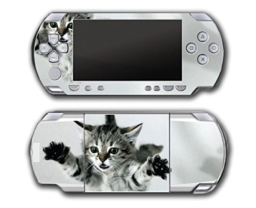 Mačka Kitten Kitty Tabby američka kratkodlaka Slatka dizajn Video igra Vinilna naljepnica naljepnica za kožu za Sony PSP Playstation Prijenosni originalni sistem serije FAT 1000