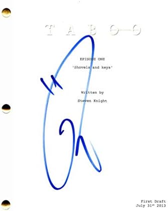 Tom Hardy potpisan autogram - tabu puni pilot pilot - Steven Knight, Jonathan Pryce, Jessie Buckles, Michael Kelly, Michael Kelly, Lad Max: Fury Road, Vetrom, Mračni vitez, bane, paketne rolete