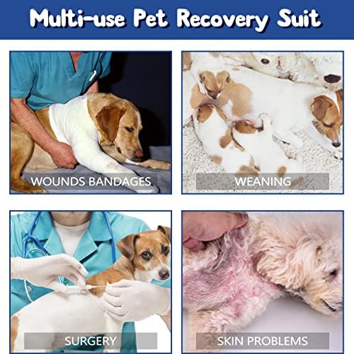 Rypet 2 pakovanja odijelo za oporavak od operacije pasa košulja za oporavak od rana na trbuhu
