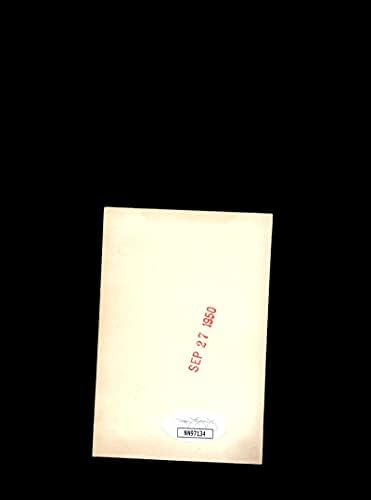 ED LOPAT JSA COA potpisao je vintage 3x4 1950 originalni iz New York Yankees-a Automatsko autogram