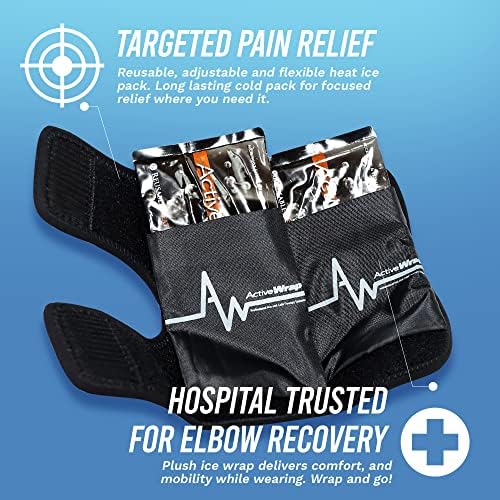 ActiveWrap-Elbow Gel folija za led za bolove u laktovima i nervima, otekline, kidanje tetiva i još mnogo toga,