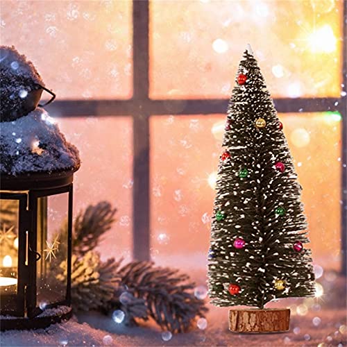 Božićno lepljenje ljepila Zidalica Mini Desktop Božićno drvce Xmas Modni drveni bazi mali ukras za