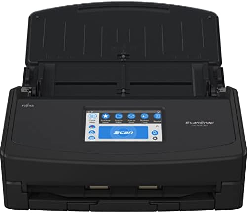 ScanSnap Ix1600 Premium Duplex skener dokumenata u boji za Mac i PC sa 4-godišnjim planom zaštite, Crni