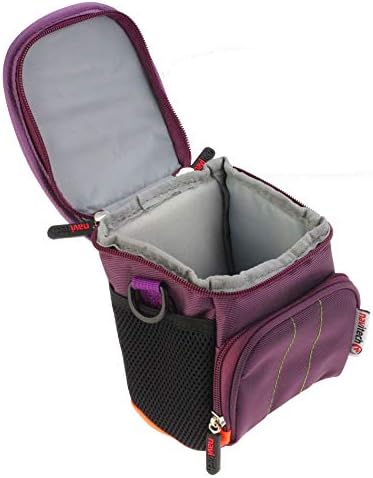 Navitech Purple & nbsp;DSLR/SLR torbica za nošenje kamere i putna torba kompatibilni sa & nbsp; JVC GZ-RX625