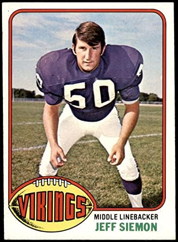 1976 TOPPS # 125 Jeff Siemon Minnesota Vikings ex Vikings Stanford