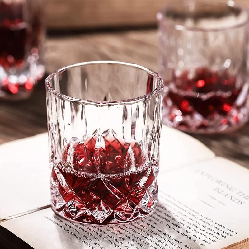Liuzh Vintage naočare za viski Unique Bourbon Glass-clear Layer Vintage Wine Vodka burbon koktel Škotski Glass Bar
