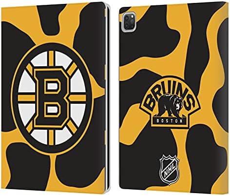Dizajni za glavu službeno licencirani NHL kamuflaža Boston Bruins kožna knjiga novčanik poklopac