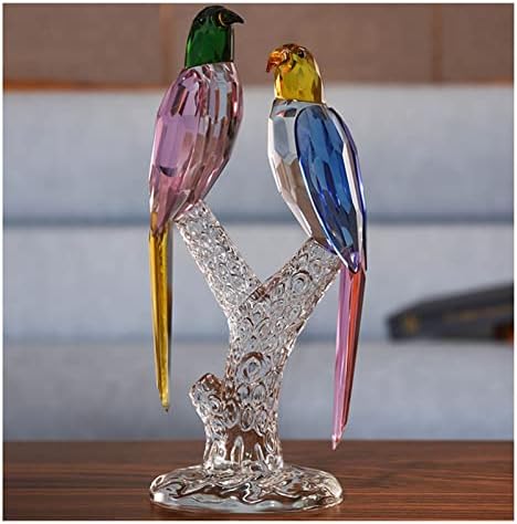 Hikje Handmade Crystal Humming Bird Figurice za životinje Ornament Staklo Početna Uredski dekor Xmas Vjenčani poklon Dekors Dekorativni