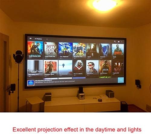 Ekran projektora CXDTBH 16:10, 100 120 inča Reflektivni projekcijski ekran od tkanine za tkanine za