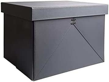 Aily kožna sklopiva kutije za odlaganje sa poklopcem, kocke za skladištenje kocke za dom, 37.52826cm-a