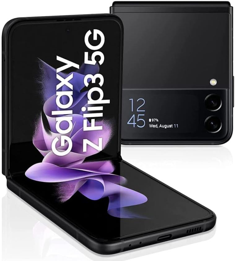 Galaxy z Flip 3 5G Factory Otključana nova Android korejska verzija pametni telefon 256Gb Phantom Black