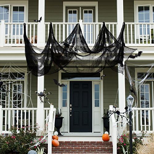 Pangda Halloween velika veličina jeziva krpa dekor drapera vrata ulaza u prozore pokrivaju gaze jezivi sablasni ukrasi za Halloween