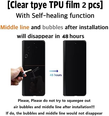 [2+2] TPU Film + 2 Zaštita ekrana protiv odsjaja TPU filma) za Oneplus 11 5G 2023 lako se instalira