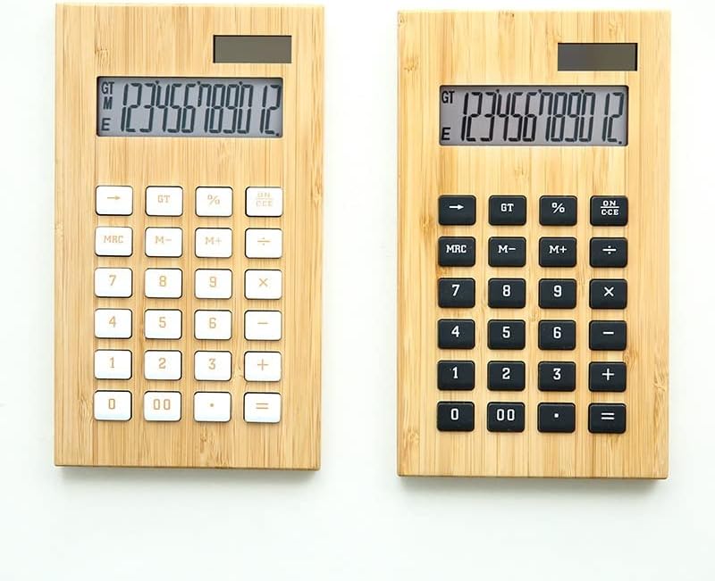 Quul solarni kalkulator 12-znamenkasti ekran Veliki ekran i drvo kalkulator studentskog finansijskog
