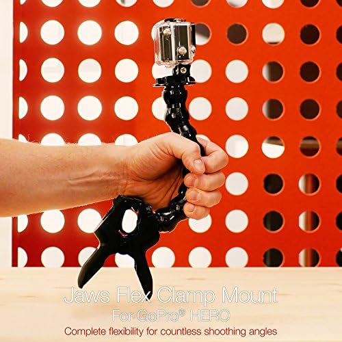 Sabrent JAWS Flex stezaljka sa podesivim vratom za GoPro kamere [kompatibilan sa svim GoPro kamerama]