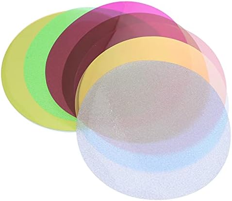 Mobestech 3pcs gel filter boja Fotografija Korekcijski film Prozirna rasvjeta boja Film Korekcija karte za korekciju