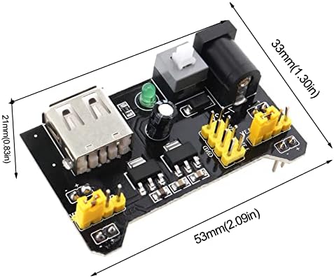 Digiyes 830 MB-102 TOČKA BLANIL BLUCE + 3.3V 5V Modul napajanja + 65pcs Jumper kablovi DIY Starter Kits Fit for Arduino Starter setovi