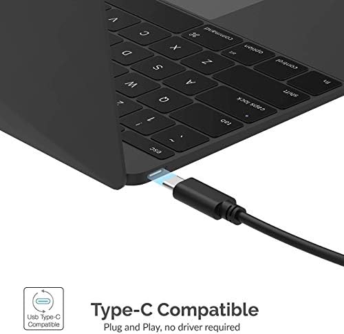 SABRENT 2-Port USB Type-C KVM prekidač sa 60 W opcijom isporuke snage + USB Type-A ili Type-C do 2.5