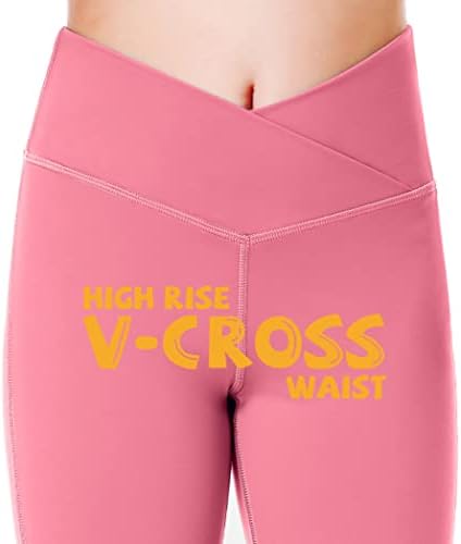 Heathyoga Djevojke joge hlače bljeskalice za djevojčice crossover dukseve bootcut plesne hlače