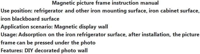 Sooard magnetski okviri za fotografije, 5 pakovanja magnetskih okvira za slike 5 * 7 za hladnjak, ormar, ormar, perilicu posuđa i ostale metalne površine