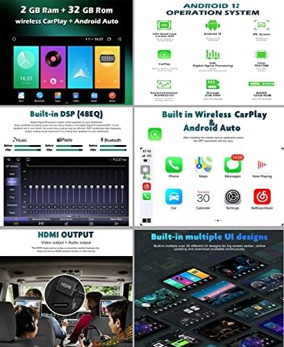 Autosion 9 inčni Android 12 Auto GPS Stereo Glavna jedinica Navi Radio Navi WiFi za Suzuki Swift 2011-2017