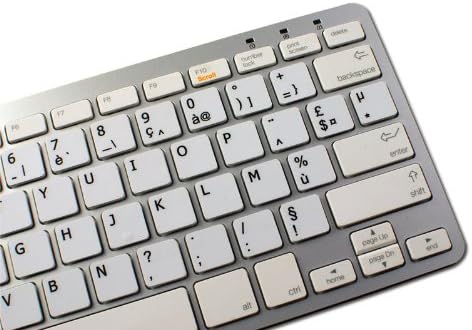 Italijanska netransparentna naljepnica na tastaturi Crna ili bijela pozadina za radnu površinu, laptop i bilježnicu
