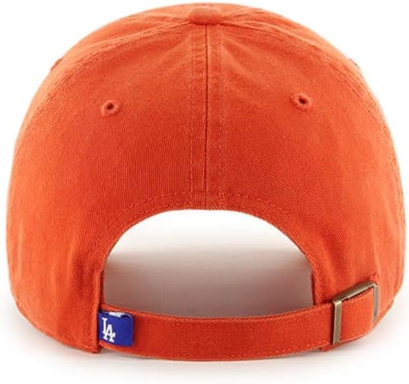 '47 Los Angeles Dodgers muške žene čiste podesivi kaiš narandžasti šešir s bijelim logotipom