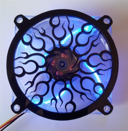 Inspirisan laserski dizajn prilagođeni akrilni plamen Spiralni računarski Ventilatorski roštilj