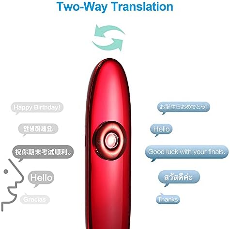 Debeli prijenosni uređaj za prevođenje glasa 42 jezika u realnom vremenu trenutna dvosmjerna upotreba prijevoda