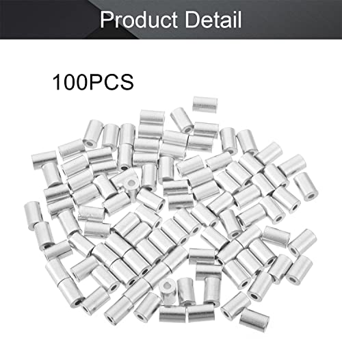 Mikromax Aluminijska Navlaka za presovanje okrugla 0,05x0, 13x0, 13 Srebrna 100 kom