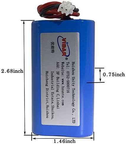 Vidar punjivi litijum-jonski paket baterija 7.4v 2200mAh Li-Ion baterija velikog kapaciteta
