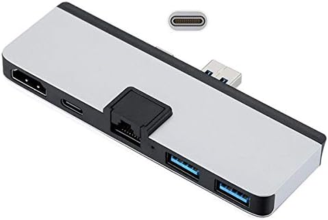 Xiwai tip-c usb-c do HDMI & Dual USB3.0 OTG & RJ45 Gigabit Ethernet i adapter za površinu Pro 7