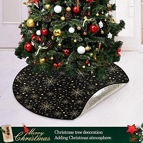 Xigua Božićne snježne pahulje teksture božićne stablo stalak za stabla 28,3 inča, vodootporna tračna mat za