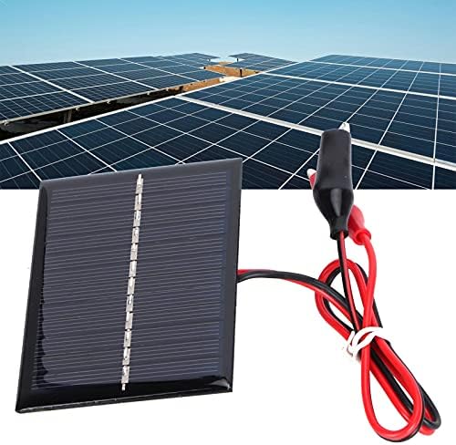 Fdit 6V 0.6 W solarni Panel, prenosiva solarna Polisilicijumska ploča za punjenje za punjive baterije oprema male snage za kampovanje solarne panele