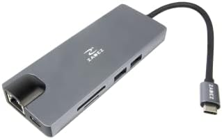Hub 8 u 1 USB ZADEZ zah-518 Type-C HDMI Port - VGA Port , HDMI Port - RJ-45 Ethernet mrežni kabl Port-Port za punjenje u napajanju 60W - SD kartica Port - microSD kartica Port