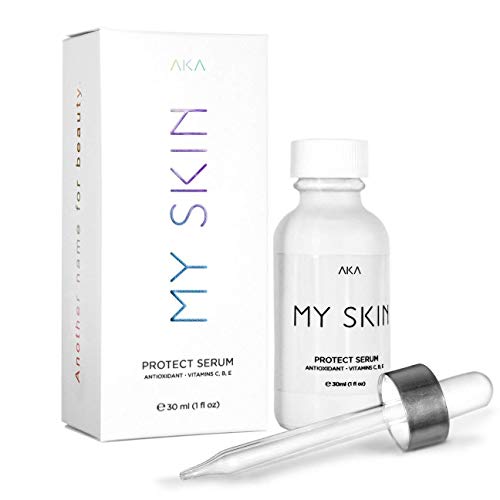 AKA Cosmetic my SKIN | PROTECT SERUM Protect i Perfect Advanced Intense facial Serum + my SKIN | youth SERUM Best Anti Aging, Wrinkle, Facial Care, PURE & amp; NATURAL