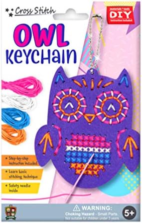 C.S. Kids KC06 Owl Privjesak za ključeve, Prvo šivaće umjetnosti i zanatski pokloni - Klizač životinja