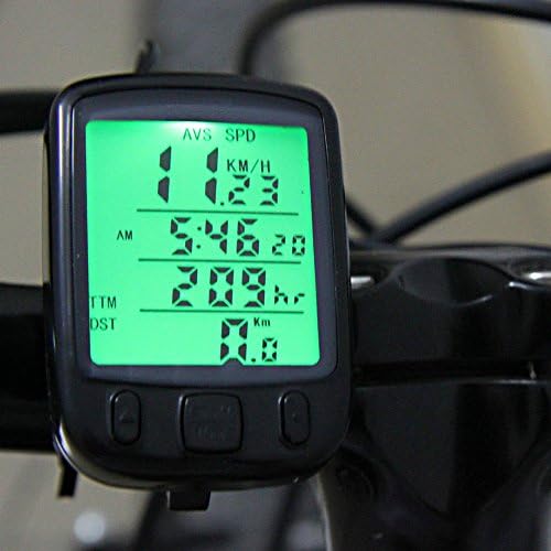 NSQFKALL Odometar Brzinomjer biciklom Biciklistički biciklistički digitalni vodootporni LCD brzina biciklističkih