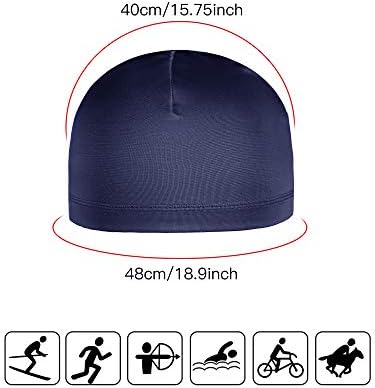 Satinior 9 komada lobanja kapu za trčanje kape za zboje zrno šarke mlijeko svilena biciklistička kaciga za muškarce za muškarce