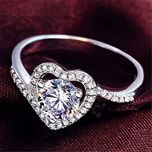 2023 Novi dijamantni prsten u obliku srca za žene modni nakit Popularni dodaci za nokte prstenje za žene