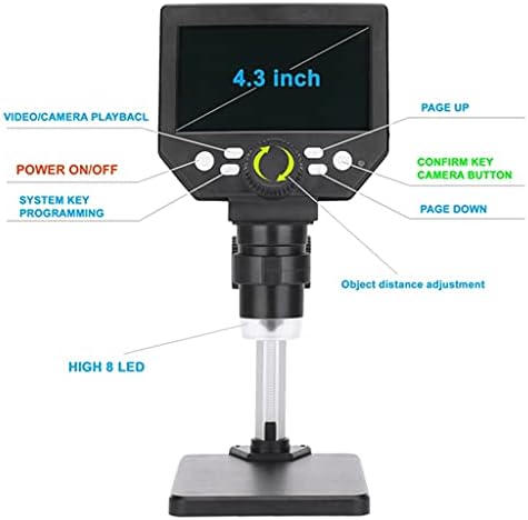 YASEZ elektronski USB mikroskop 1-1000x digitalni video mikroskopi za lemljenje 4,3 LCD kamera za uvećanje