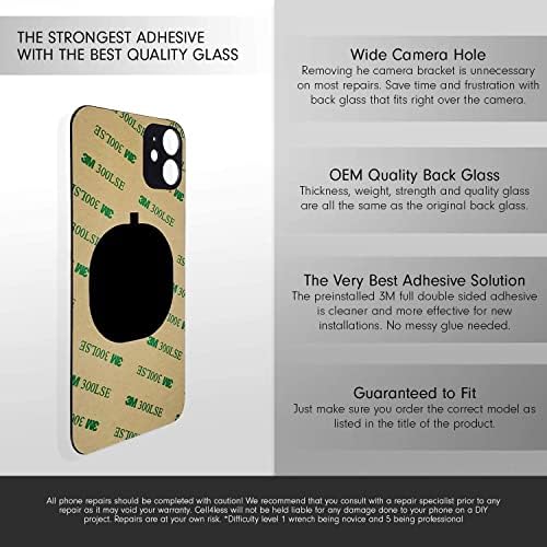 ABUSVEX Original Back Glass zamjena za iPhone 11 svi nosači sa unaprijed instaliranim ljepilom i popravkom iPhonea