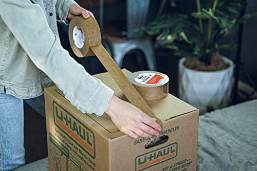 U-Haul Moving Box papirna traka-pakovanje od 3 rolne - lako se cepa ručno