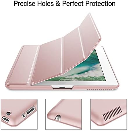 Kućište Jetech za iPad 2/3/4, zaštitna tvrda leđa Shell Mekani dodirni tablet Poklopac postolje, Automatsko