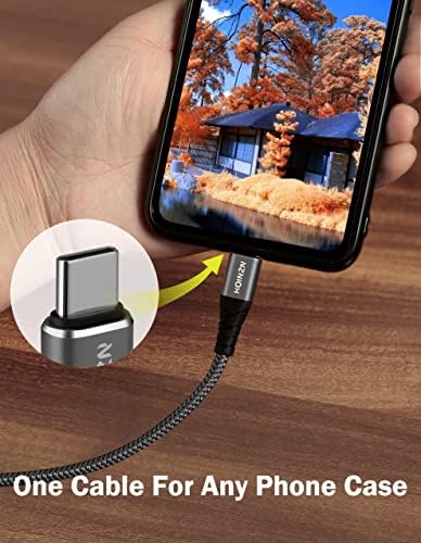 Hoinzn USB C kabl [2-pakovanje, 6ft], 3a Tip C Brzo punjenje Cord Trajno pleteni kompatibilan sa Samsung