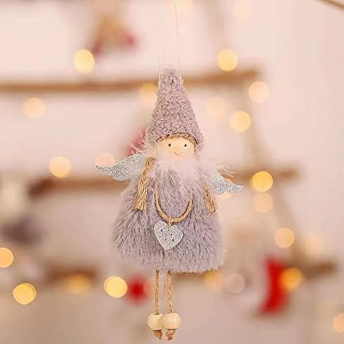 Božićni anđeo ukras božićno drvce viseći ukras privjesak g ift perla vijenca i žice kristal