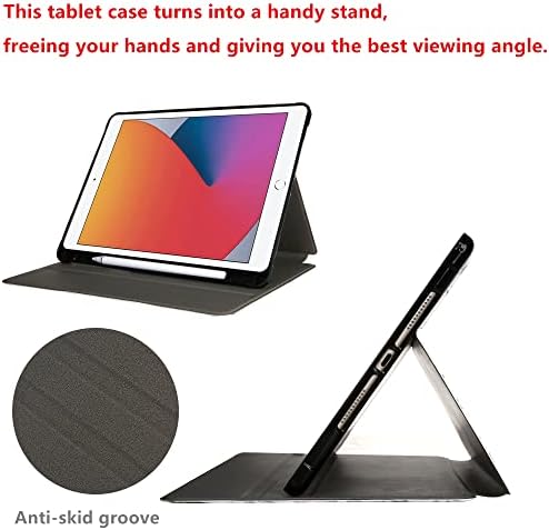 Slučaj dizajniran za 10,9 inčni iPad Air Gen 4 i 5 Automatsko spavanje / buđenje sa držačem za olovke Višečavni